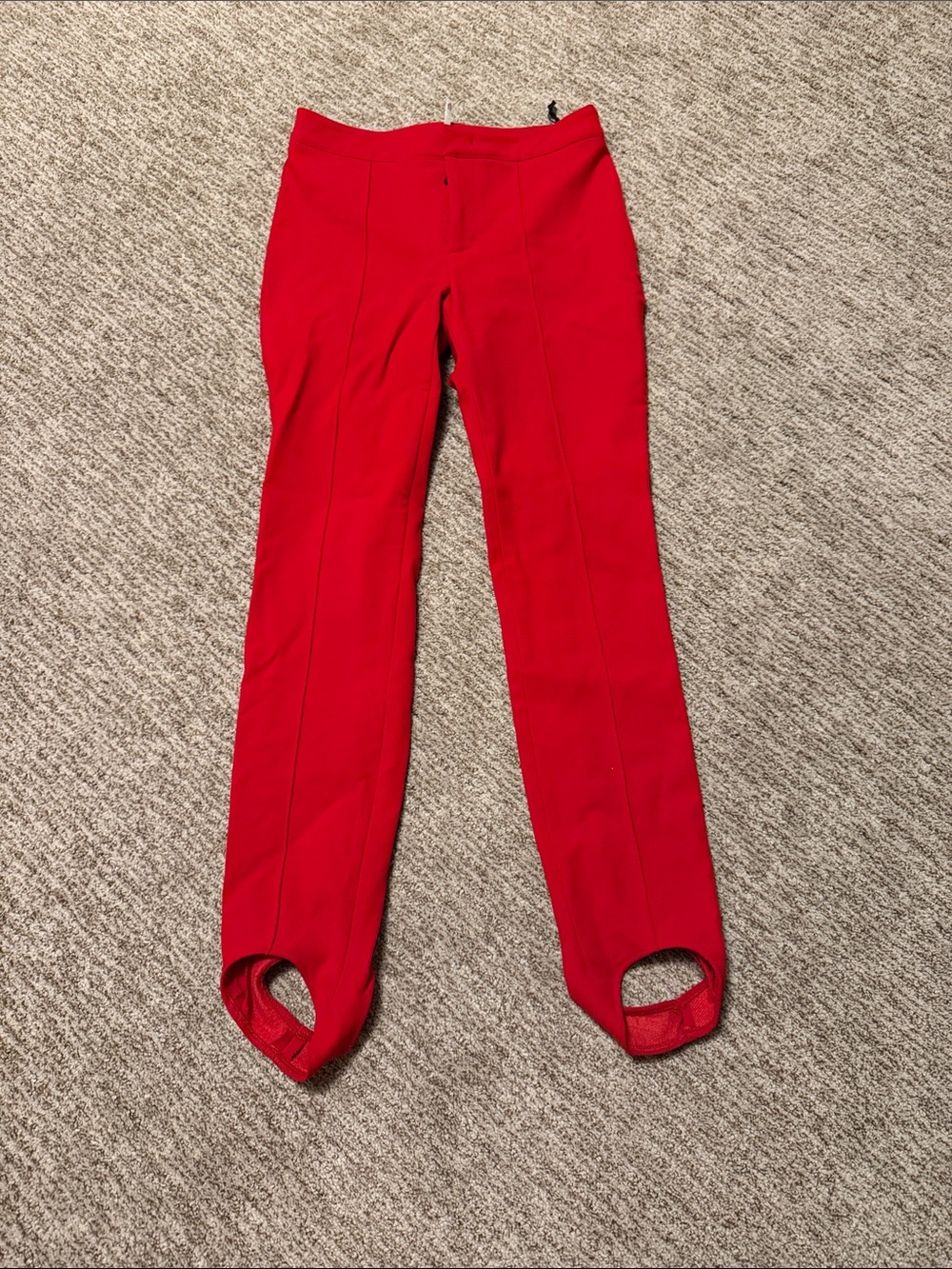 Moncler Red Stirrup Ski Pant. Worn once!